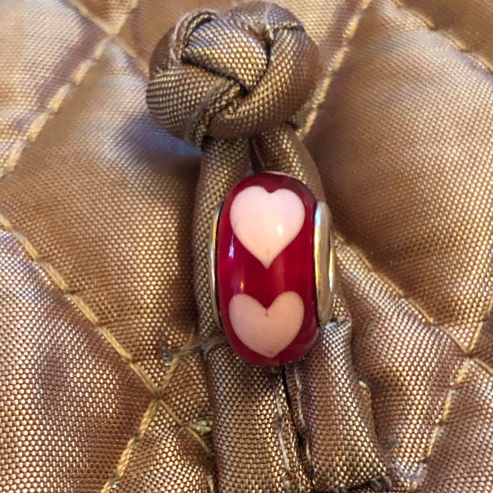Retired Pandora glass charm
